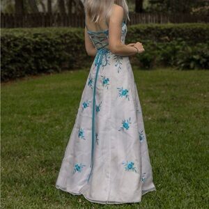 Formal antique PADDED dress!!